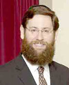 Rabbi Yonason Rosenberg of Congregation Shaarey Zedek in Valley Village, California